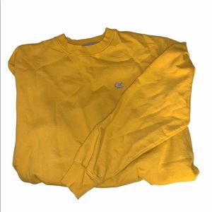 Mustard yellow champion crewneck